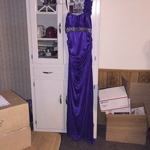 Purple prom dress